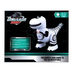 Робот динозавр, на пульте управления, свет, на батарейках