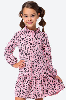 Хлопковое платье для девочки Happyfox