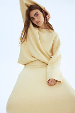 Falda de punto con vuelo - H&m фото 5