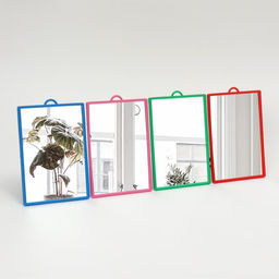 Зеркало настольное - подвесное, зеркальная поверхность 9,2 13 см, цвет МИКС - Queen fair фото 2