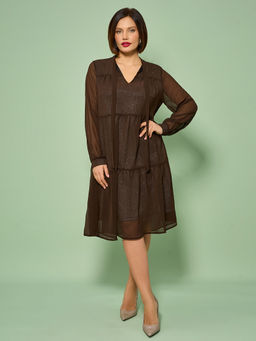 Платье 0060-2а шоколад - Aquarell фото 34