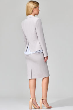 Костюм из жакета, блузки и юбки - Gizart фото 14