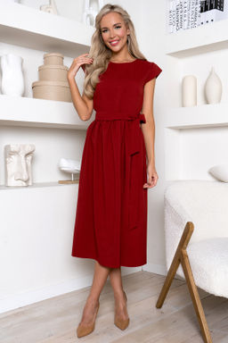 Платье Open Style 6138 бордовый