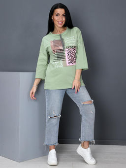 IV-CAPRIZ Диара - футболка лазурный фото 8