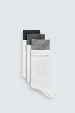 3-PACK DOUBLE EFFECT SOCKS - Zara фото 2