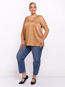 Топ атласный ZMT10237YLW50 - Артесса фото 7