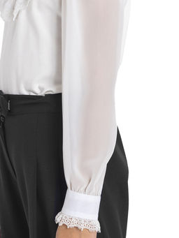 Школьная блузка для девочки О76982 - Карамелли фото 6