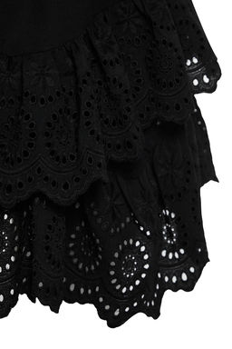 TRENDYOLMILLA Plaj Giyim Briddal Beyaz Mini Dokuma Brode Detayl? Flaml? Pamuk Plaj Etek TBESS24ET00004 фото 11