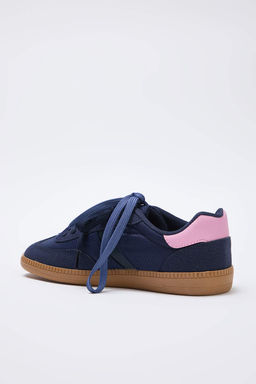 Indigo Retro Bagc?kl? Renk Bloklu Kad?n Spor Ayakkab? TAKAW26SN00027