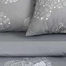 Постельное бельё Этель 1.5 сп Te amo (вид 1) 143 х 215 см,150 х 214 см, 70 х 70 - 2 шт, бязь  фото 2
