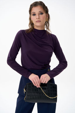 Лонгслив Нора (фиолетовый) - Эльза фото 4