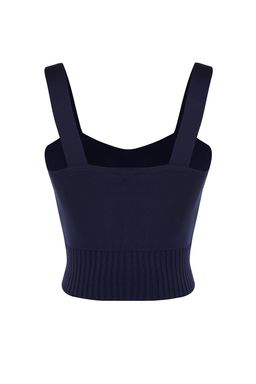 Trendyolmilla Mint Kalp Yaka Crop Triko Ince Bluz TWOSS22BZ1105  фото 12