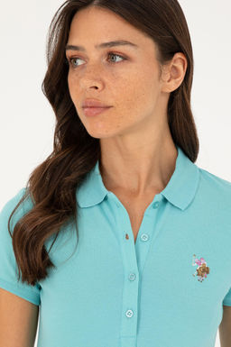 Женская мятная футболка - U.s. polo assn фото 2
