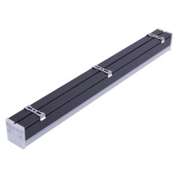 ULO-N10A-40W/4000K/L120 IP40 BLACK Светильник линейный светодиодный подвесной. Прямой, 120см. Белый свет (4000K). 4000Лм. Алюминий. Цвет черный. TM Uniel