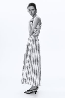 Vestido de tirantes con cuerpo nido de abeja - H&m фото 6