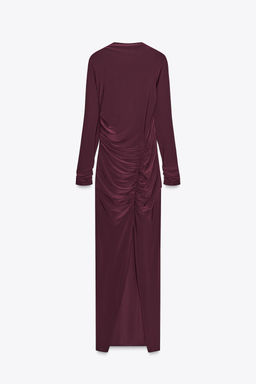 DRAPED OPEN-BACK DRESS - Zara фото 6
