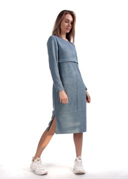 ПЛАТЬЕ ПЛ460 СИНЯЯ ПОЛЫНЬ