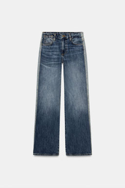 ZW COLLECTION MID-WAIST STRAIGHT-LEG JEANS - Zara фото 14