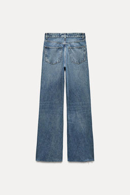 TRF WIDE-LEG HIGH-WAIST JEANS - Zara фото 8