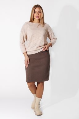 Юбка К 425/капучино (760) - Злата Стиль фото 3