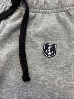 Брюки для мальчика 22-0519 темно-серый меланж