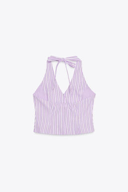 STRIPED WAISTCOAT TOP - Zara фото 6