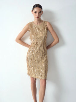 EMKA // Платье мини с пайетками  фото 3