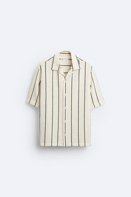 STRIPED TEXTURED SHIRT - Zara фото 7