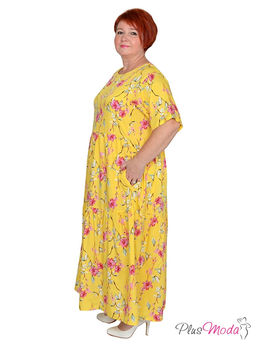 Платье Модель №1458 размеры 44-84 - Plusmoda фото 4