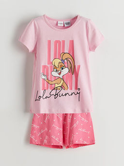 Lola Bunny Bask?l? K?z ?ocuk Ti??rt ve ?ort 2li