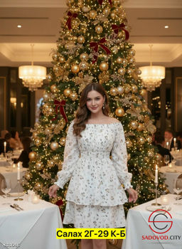 Платье женское с рисунком