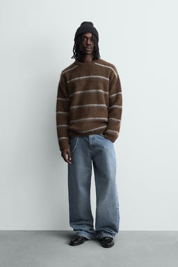 STRIPED TEXTURED JUMPER