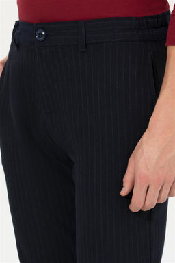 Мужские темно-синие брюки из плотной ткани - U.s. polo assn фото 6