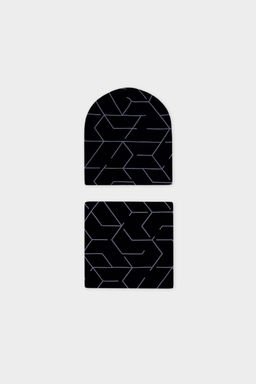 Crockid _ КП 8125/черный,геометрические рисунки комплект дет