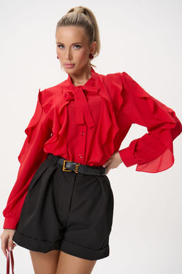 Рубашка Кристл (красный) - Эльза фото 21