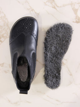 Босоногие ботинки EDART 362.NATAbl.Черный/шерсть