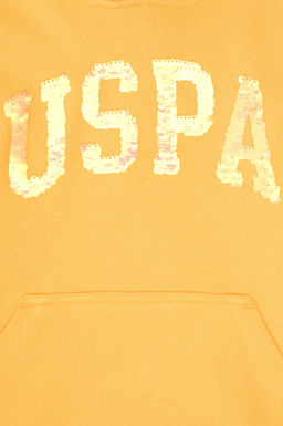 K_z _ocuk Kavun Payet __lemeli Kap__onlu Basic Sweatshirt Sepette S_rpriz _ndirim - U.s. polo assn фото 3