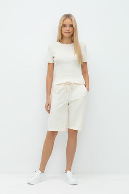 VERY NEAT _ ЕВТ 4038/24/античный белый шорты жен