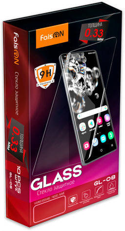 Стекло защитное FaisON для APPLE iPhone 13/13 Pro, GL-08, 0.33 мм, глянцевое