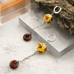 Серьги из муранского стекла