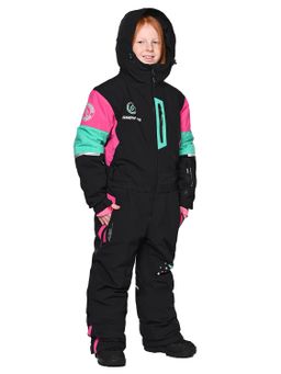 Комбинезон T-9080 Розово-черный