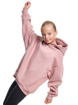 Худи для девочки оверсайз одежда подростковая с принтом 22-7317 мята - Mini maxi фото 18