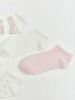 Desenli Kad?n Patik ?orap 5li