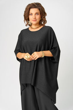 Джемпер Bliss 0301-Р черный с люрексом  фото 4