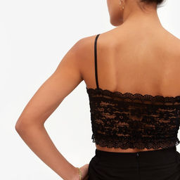 Топ женский Collorista, чёрный, размер 42-44