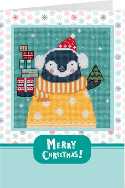 Набор для вышивания PANNA OT-7378 Открытка. День подарков 11.5 х 12 см