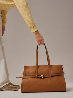 Сумка Rumi DBR 31152 коричневый лист фото 5