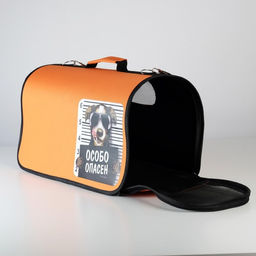 Сумка - переноска раскладная, каркасная Особо опасен 52x22x29 см - Пушистое счастье фото 8