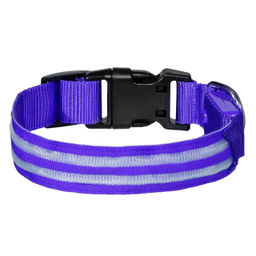 ВИА Светодиодный ошейник "Конти", синий, размер L, 2,5x60см 88кит09