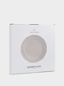 Тарелка обеденная, 27 см, фарфор P, молочная, Rustic - Anna lafarg фото 6